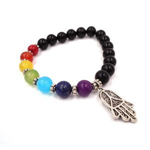 Chakra Bracelet Hamsa Jewelry
